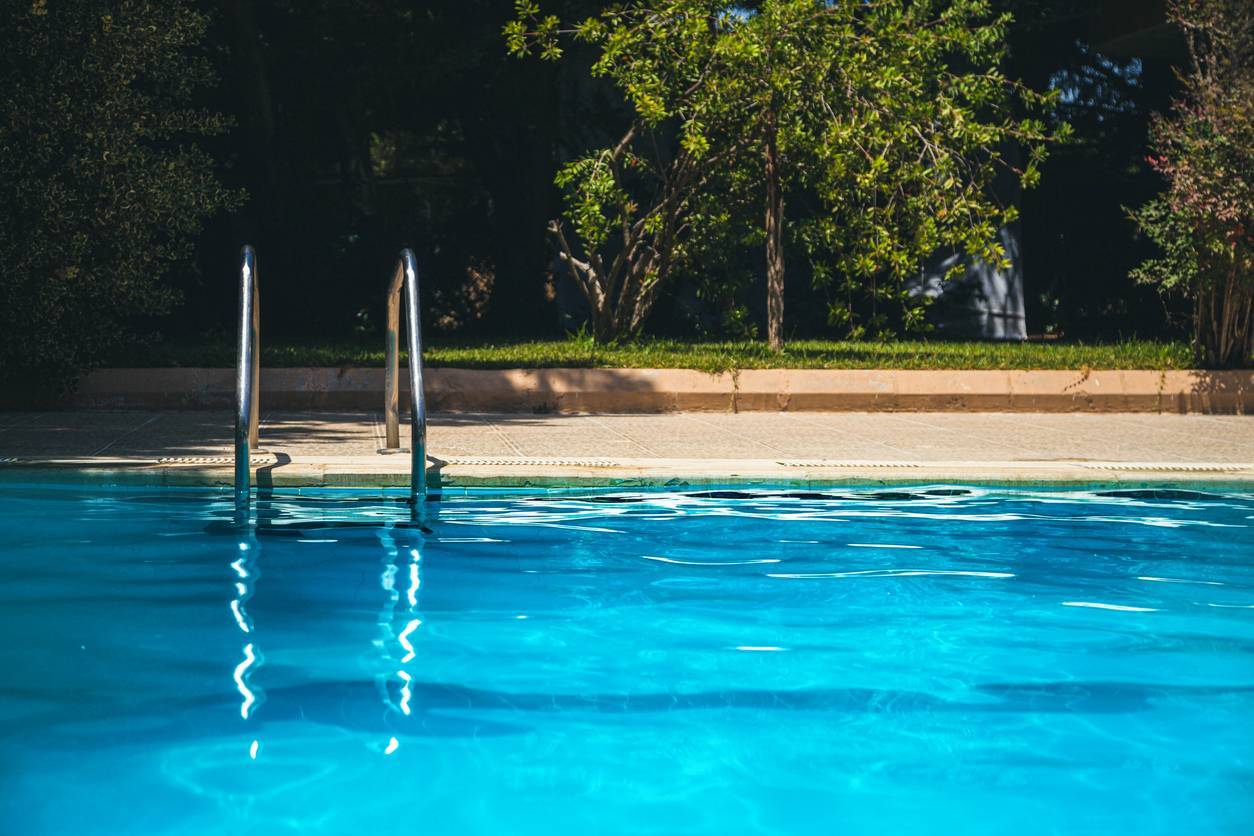 plage de piscine