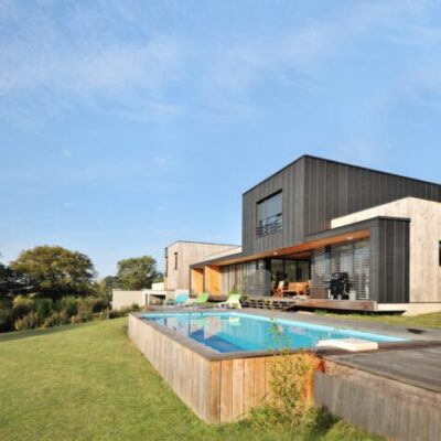 enterrer une piscine en bois